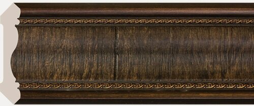 Изображение товара Плинтус потолочный Карниз 100, цвет венге. Cosca. Набор 4шт.