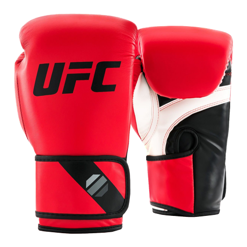 Перчатки UFC PRO FITNESS тренировочные для спарринга 18 унций (красные)