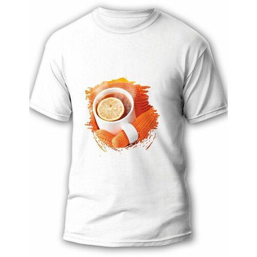 фото Футболка, размер xs, белый будь на стиле