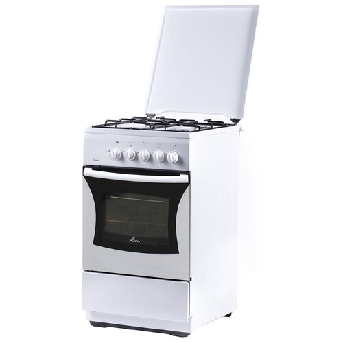 Газовая плита Flama FG 24023 W белый металлическая крышка 1466500₽