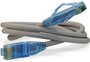 Патч-корд Hyperline U/UTP, сетевой кабель Ethernet Lan для интернета, категория 6, витой, 100% Fluke, LSZH, 10 м, серый