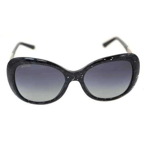 фото Очки bvlgari 8199-b 5412/8g divas dream women oval square sunglasses black mamba grey