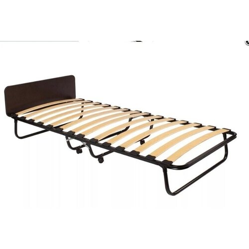 Даметекс Раскладушка Отель Премиум кровать тумба с матрасом цвет венге 8350₽