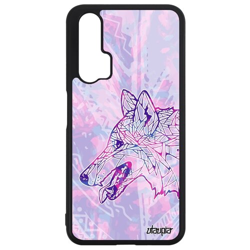 фото Чехол на телефон nova 5t, "волк" злой одинокий utaupia