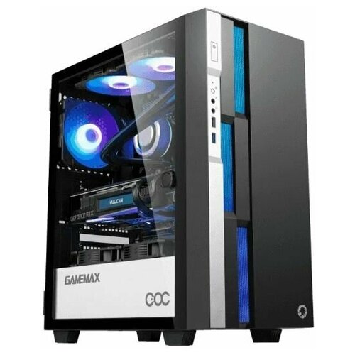 Корпус GameMax Brufen C3 BW, Midi tower, ATX, без БП