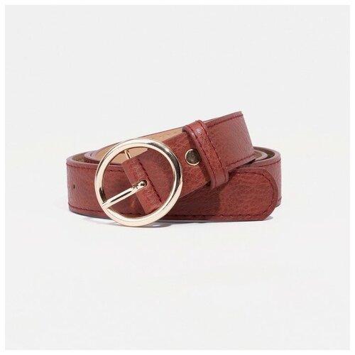 фото Ремень металл, длина 110 см., бордовый