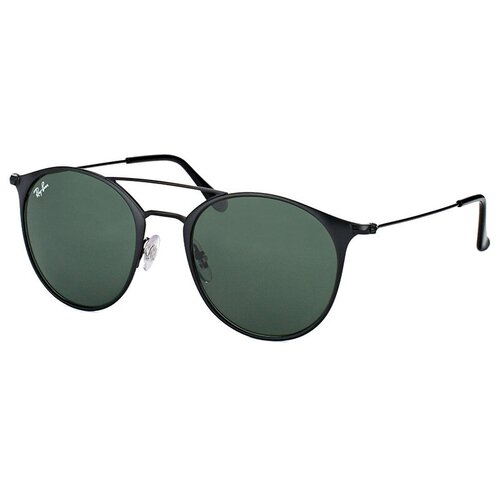  Солнцезащитные очки Ray-Ban, круглые, оправа: металл, градиентные, черный