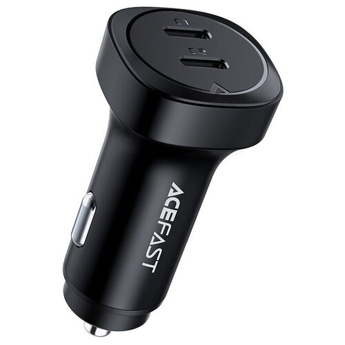 Автомобильное зарядное устройство Acefast B2 72W 2 x USB Type-C Car Charger (AF-B2-BK) автомобильное зарядное устройство acefast b10 metal 0w черный