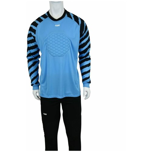 Вратарская форма Cliff футбольная, шорты и футболка, размер XXL, черный, синий