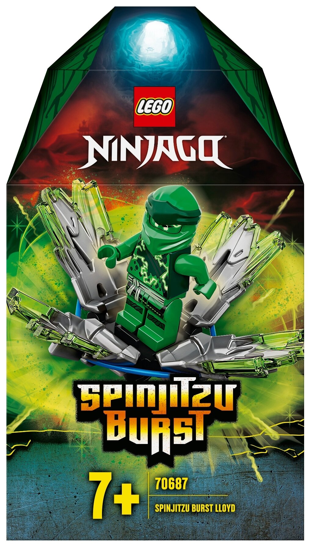 Конструктор LEGO Ninjago 70687 Шквал Кружитцу — Ллойд