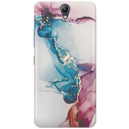 фото Cиликоновый чехол сине-розовый мрамор на lenovo vibe s1 / леново вайб с1 re:pa