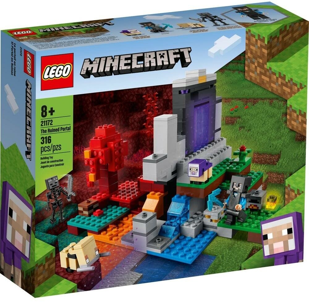 LEGO Minecraft Разрушенный портал 21172