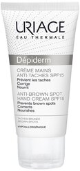 Uriage Крем для рук Depiderm SPF 15, 50 мл