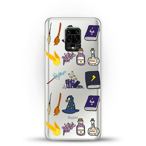 фото Силиконовый чехол узор hp на xiaomi redmi note 9s andy & paul