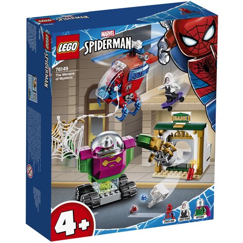 Конструктор LEGO Marvel Super Heroes 76149 Spiderman Угрозы Мистерио, 163 дет. конструктор lego marvel spiderman 10792 jackhammer vehicle 58 дет