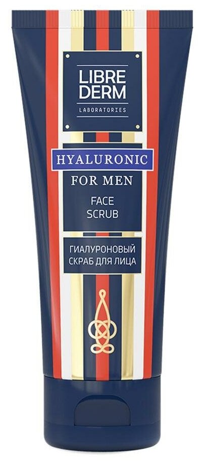 Librederm Гель-скраб для лица гиалуроновый For Men, 150 мл/157 г