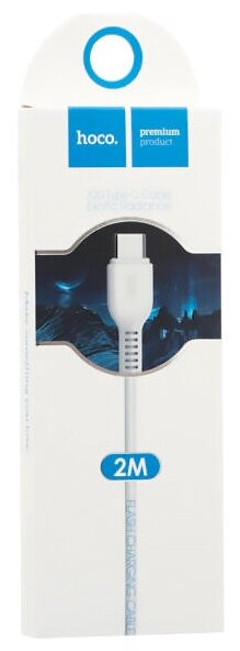 Кабель X20 Flash USB - USB Type-C, 2 м, 1 шт, белый