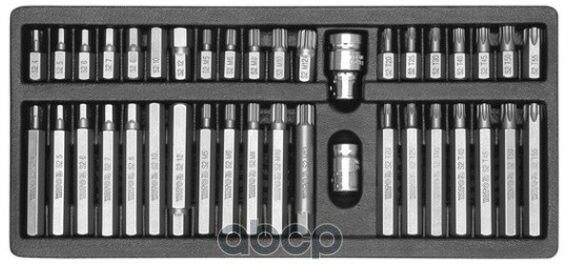 Набор Бит Hex Torxspline 30-75 Мм 40Пр Yato Yt-0400 YATO арт. YT-0400