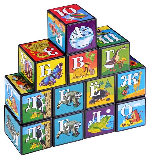 Кубики Азбука в картинках (12)