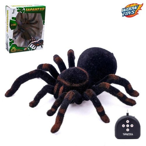 Паук радиоуправляемый «Тарантул», работает от батареек, световые эффекты edu toys паук на радиоуправлении тарантул