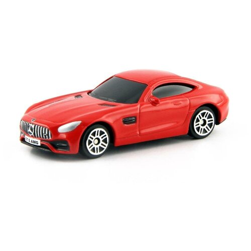 Легковой автомобиль RMZ City Mercedes-Benz GT S AMG 2018 (344992S) 1:64, 7.3 см, красный машинка металлическая rmz city 1 64 rmz city яйцо сюрприз 9 моделей в коллекции в дисплее 36 шт