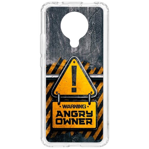 фото Чехол на xiaomi poco f2 pro kruche print angry owner