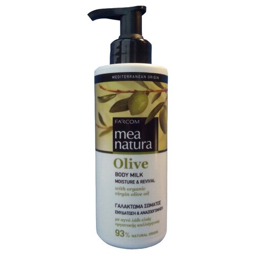 Mea natura Молочко для тела Увлажняющее и питающее оливковое Moisture & Revival, 250 мл