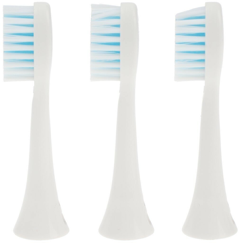 Электрическая зубная щётка Luazon LP-009, вибрационная, 8500 дв/мин, 4 насадки, 2хАА, синяя 7915636 - фотография № 7