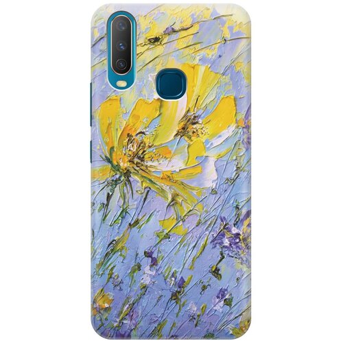 фото Re:pa накладка transparent для vivo y17 с принтом "желтое на синем"