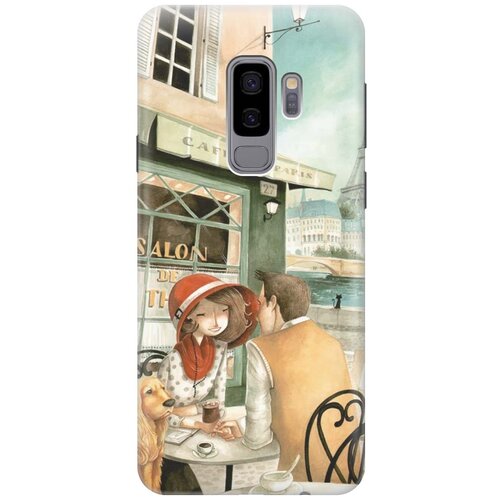 фото Re:paчехол - накладка artcolor для samsung galaxy s9 plus с принтом "sweet paris"
