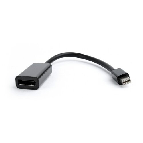 Переходник/адаптер Cablexpert mini DisplayPort - DisplayPort (A-mDPM-DPF-001), 0.16 м, черный переходник minidisplayport displayport cablexpert a mdpm dpf 001