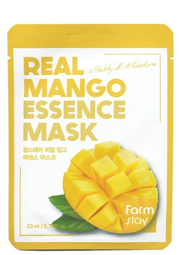 FarmStay Real Mango Essence Mask Маска для лица тканевая с экстрактом манго