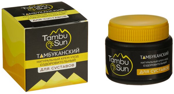 Крем Солнце Тамбуканский для суставов, 50 г, 50 мл
