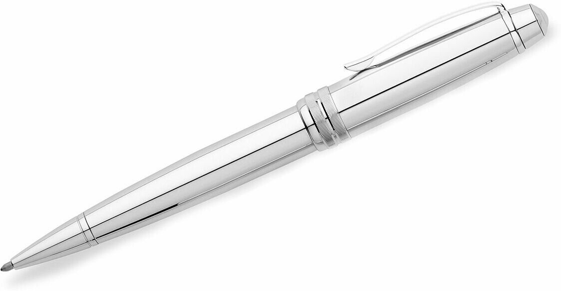 Ручка шариковая Cross Bailey, латунь/зеркальный хром, цвет серебристый (AT0452-10)
