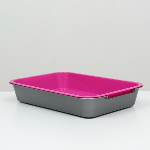 Туалет средний с сеткой 36 х 26 х 65 см маджентасерый 554₽