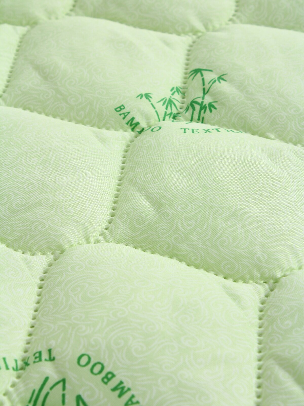 Одеяло "Бамбуковое волокно" полновесное, Евро размер, в полиэстере, плотность 300 г/м2 - фотография № 10
