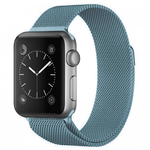 ремешок apple milanese loop для watch 38 мм серебристый Ментоловый металлический ремешок Milanese Band для Apple Watch 38/40/41 mm