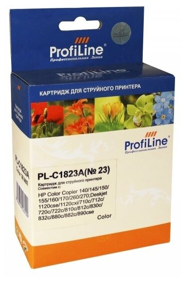 Картридж PL-C1823A для принтеров HP DJ 7xxC/880C/890C/895Cxi/1120C/1125C/J1170C/1175C пигмент ProfiLine