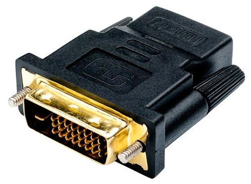 Адаптер Atcom DVI-D - HDMI (АТ1208), черный