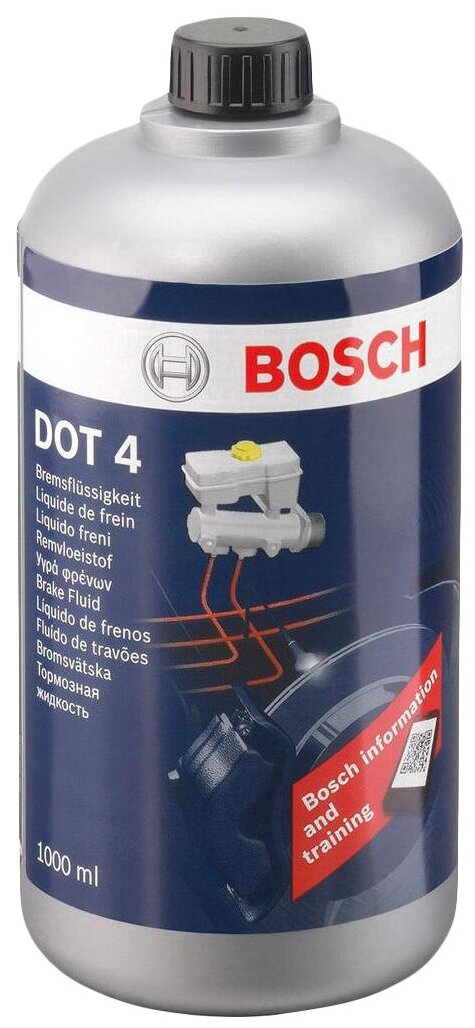 BOSCH Жидкость тормозная Bosch Brake fluid, DOT-4, 1L 1987479107