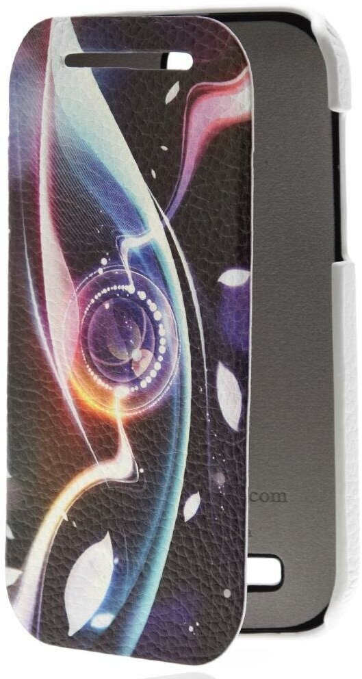 Кожаный чехол для HTC Desire SV / T326e Sipo Premium Leather Case "Book Type" - H-Series (White) (Дизайн 57)
