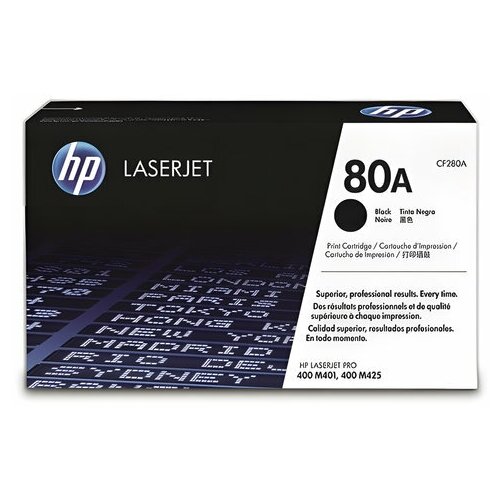 Картридж лазерный HP (CF280A) LaserJet Pro M401/M425, №80A, черный, оригинальный, ресурс 2700 страниц