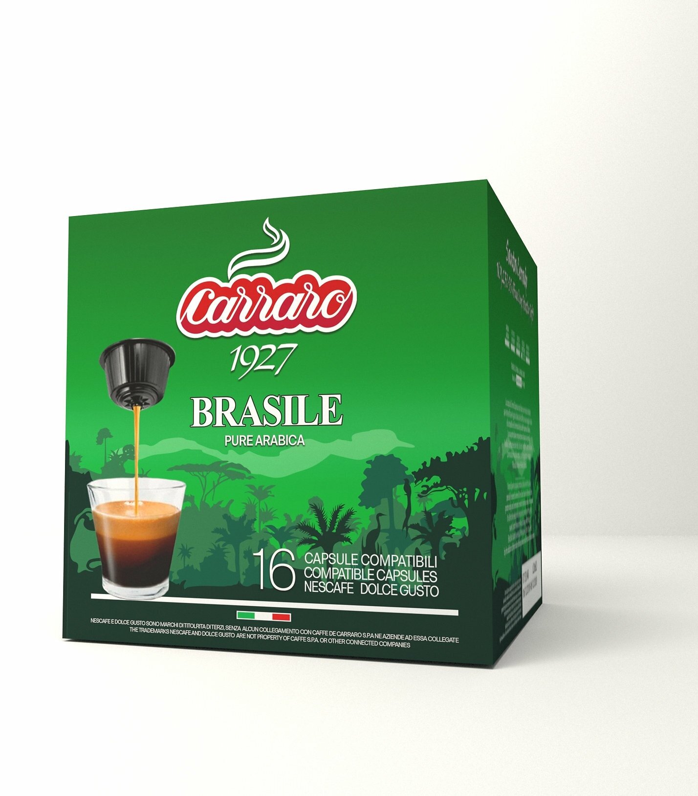 Кофе в капсулах Carraro Brasile, для Dolce Gusto, 16 шт