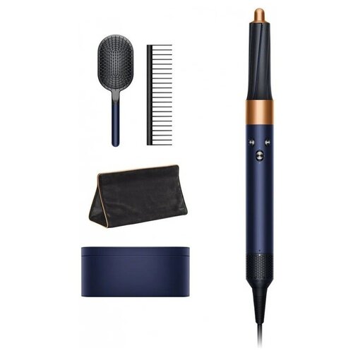 Фен-стайлер Dyson Airwrap complete HS01 с дорожным чехлом и расческами, prussian blue/rich copper