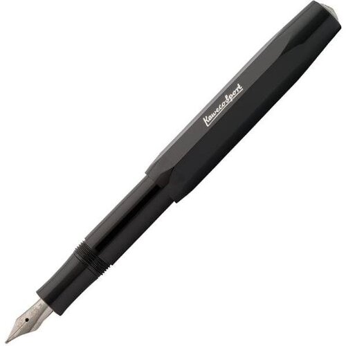 kaweco 10000429 перьевая ручка kaweco al sport black ст перо ef 0 5 мм Kaweco 10000765 Ручка перьевая kaweco skyline sport, black ст (перо bb - 1.3 мм)