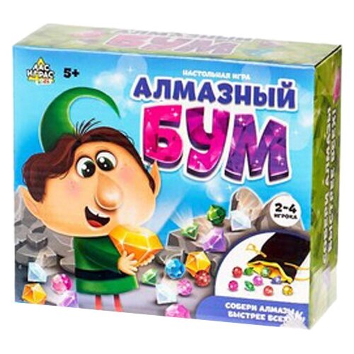 Настольная игра на везение Лас Играс Алмазный бум, поиск кристаллов