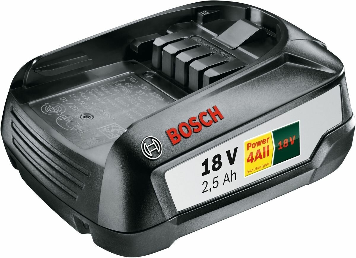 Аккумулятор BOSCH 1600A005B0 Li-Ion 18 В 2.5 А·ч - фотография № 1