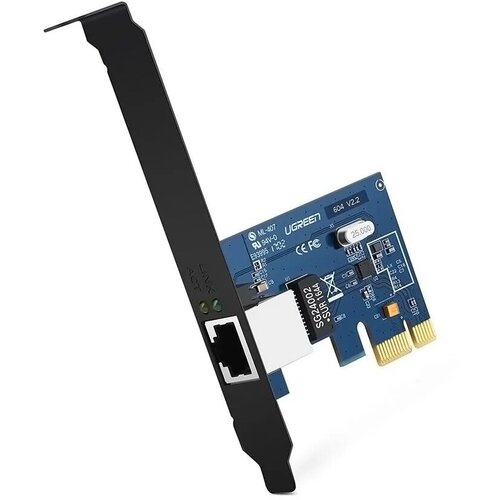 UGREEN US230 (30771) Gigabit 10/100/1000Mbps PCI Express Network Adapter - Black 30771_Адаптер UGREEN US230 (30771) Gigabit 10/100/1000Mbps PCI Expre 1000 gigabit ethernet network controller pci express pci e network card 10 100 1000mbps rj45 lan adapter converter dropship