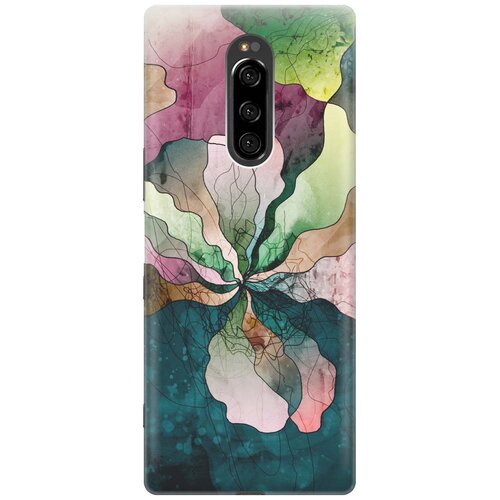 фото Cиликоновый чехол на sony xperia 1 / xz4 / сони иксперия 1 с принтом "прекрасные цвета" gosso