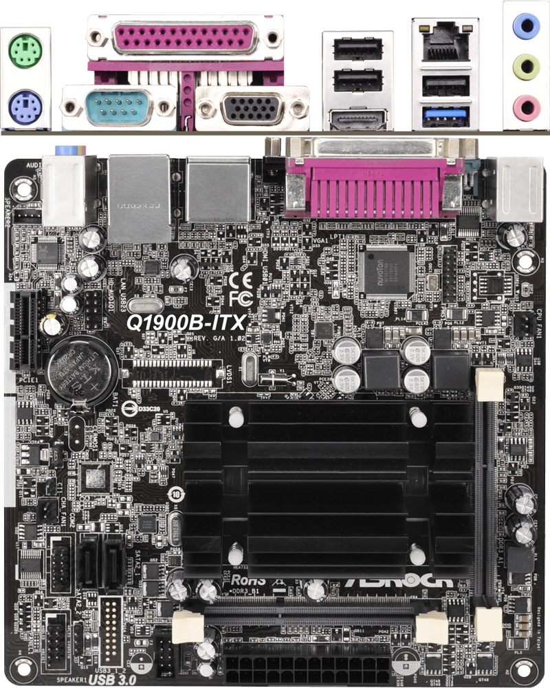 Материнская плата ASRock Q1900B-ITX